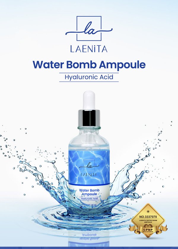 Laenita Acide Hyaluronique "Water Bomb Ampoule "