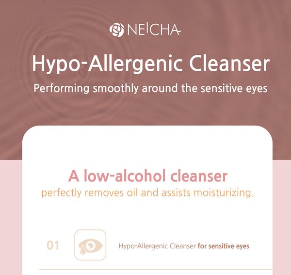 Dégraissant pour cils hypoallergénique Neicha REFINADO Mild Cleancer 10g