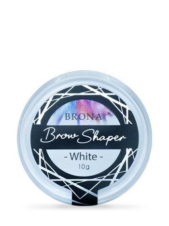 Pâte pour le contour des sourcils blanc BRONA Brow Shaper 10 gr